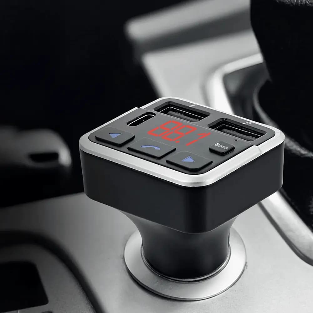 Transmetteur FM Bluetooth & Chargeur Voiture T'nb FMCT07V2 Noir - Vue 3