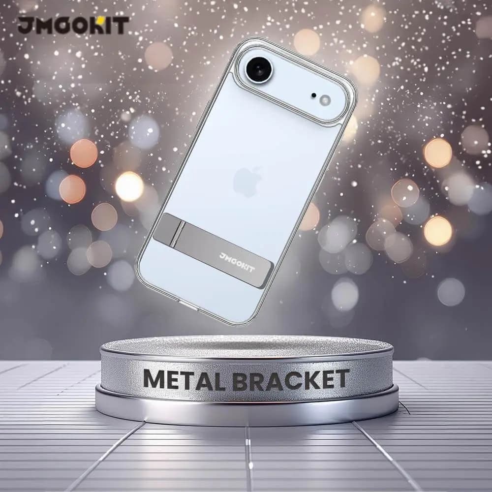 Coque de Protection Metal Bracket JMGOKIT pour Apple iPhone Air Transparent - Vue 2