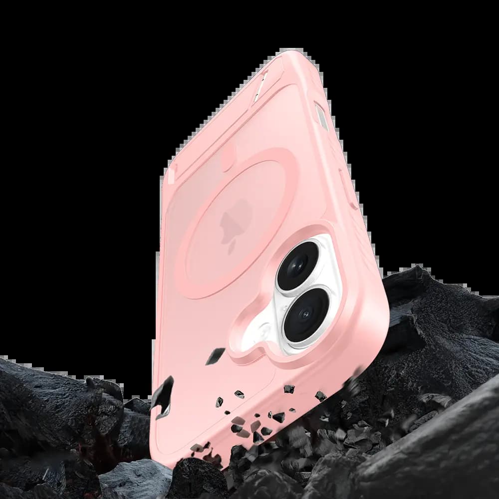 Coque de protection MagSafe avec support – Apple iPhone 17 – PROTECT IF014 Rose - Vue 3