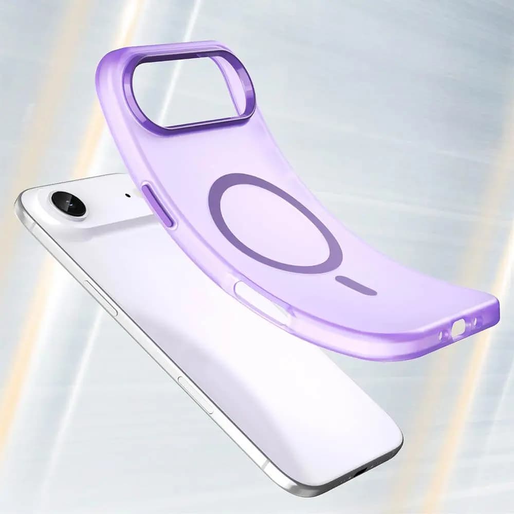 Coque MagSafe bi-matière – iPhone Air – PROTECT MF-006 Violet Foncé - Vue 2