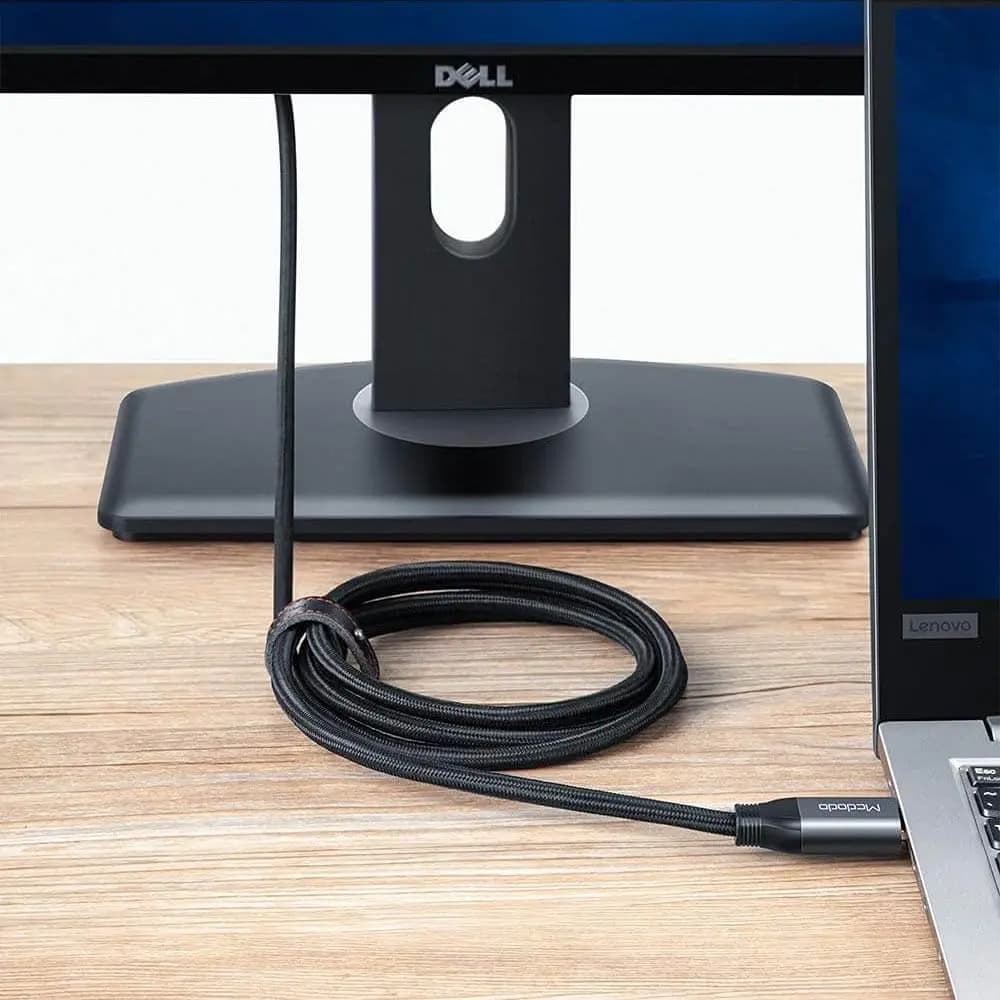 Câble HDMI vers VGA 1080p unidirectionnel (2m) – Mcdodo CA-7770 Noir - Vue 4