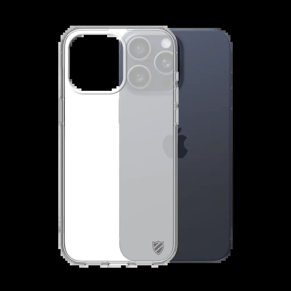 Coque silicone iPhone 15 Pro Max PROTECT - Transparent