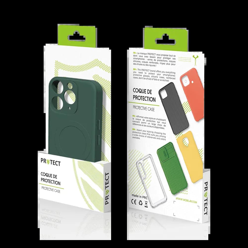 Coque de Protection PROTECT pour Apple iPhone 11 Pro MagSafe Vert Foncé - Vue 3