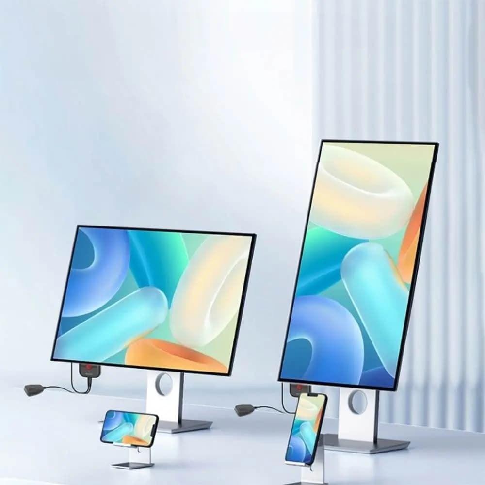 Dongle HDMI sans fil Miracast - Wi-Fi 5G & définition 4K - Yesido TV10 Noir - Vue 2