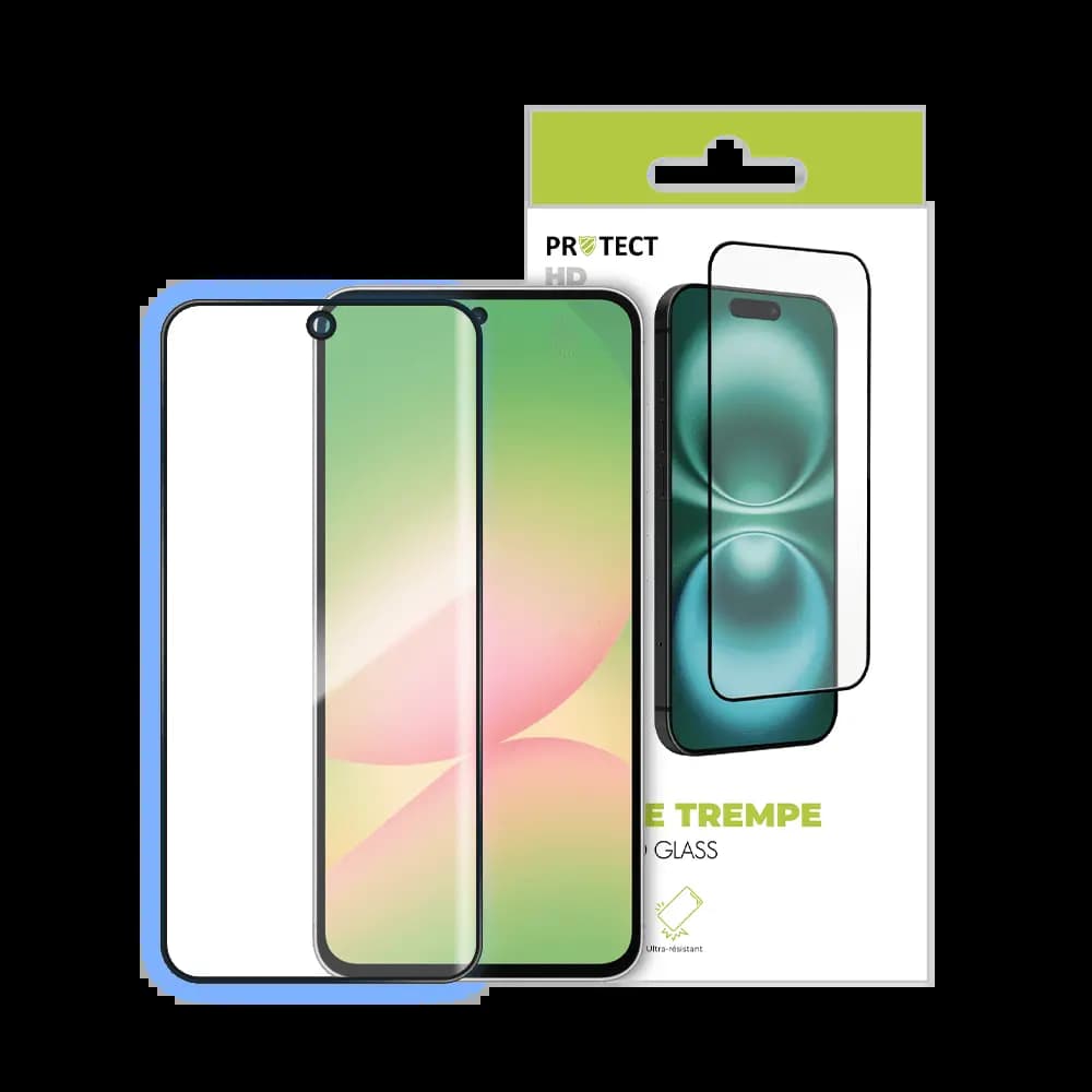 Verre trempé Samsung Galaxy A57 5G - protection écran 9H - PROTECT Transparent - Vue 24