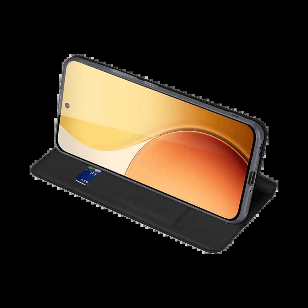 Housse folio OPPO Reno14 5G porte-carte – Dux Ducis Skin Pro Noir - Vue 4