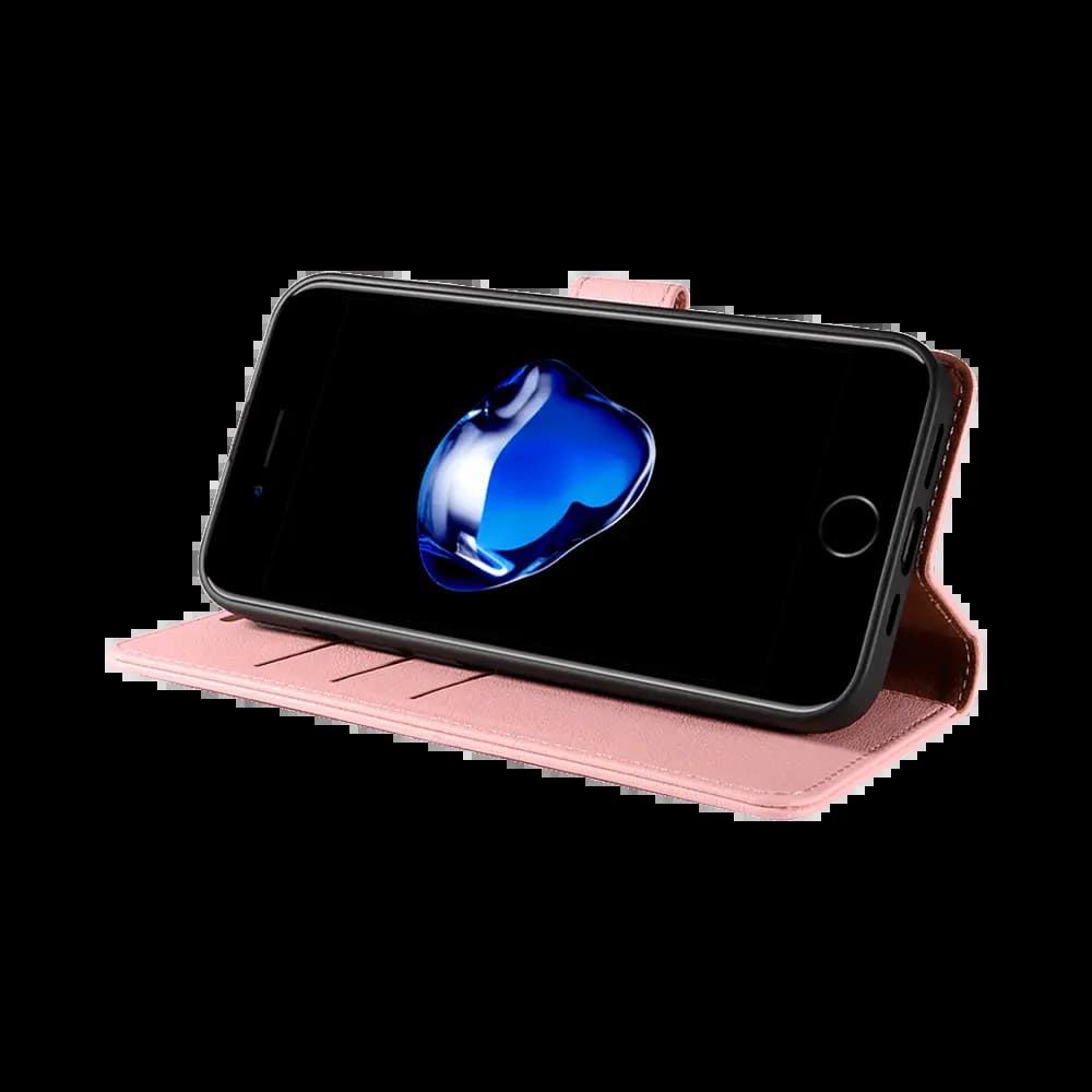 Housse folio anti-RFID iPhone 6 / 6S – PROTECT IP011 Rose - Vue 3
