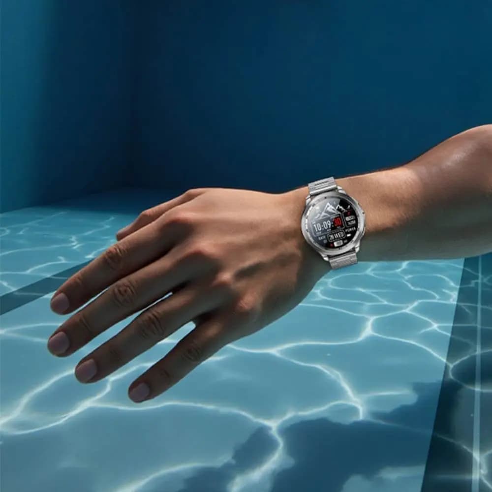 Montre connectée AMOLED appels Bluetooth – Yesido IO34 Argent - Vue 4