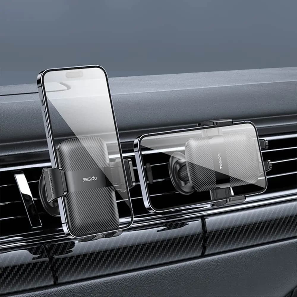 Support smartphone pour voiture Yesido C251 Noir - Vue 4