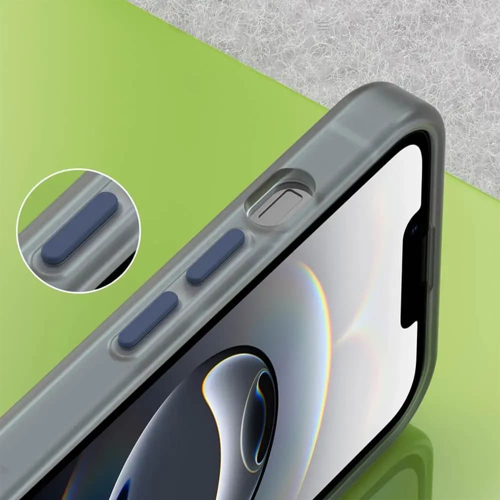 Coque MagSafe iPhone 16e / iPhone 17e bi-matière – PROTECT MF-006 Bleu Marine - Vue 3