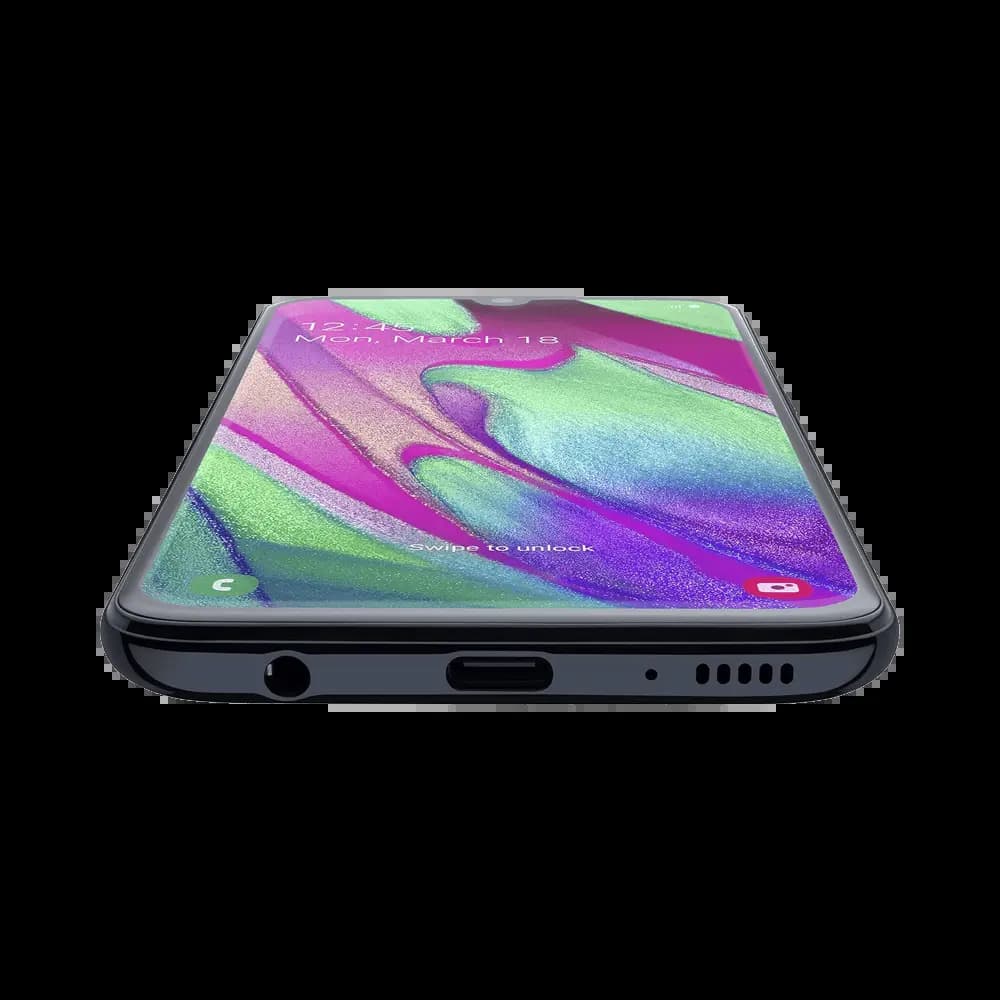Smartphone occasion Samsung Galaxy A40 64Go - Noir - Vue 2