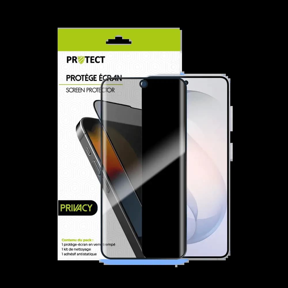 Verre trempé anti-espions 9H – Samsung Galaxy S26 – PROTECT Transparent - Vue 2
