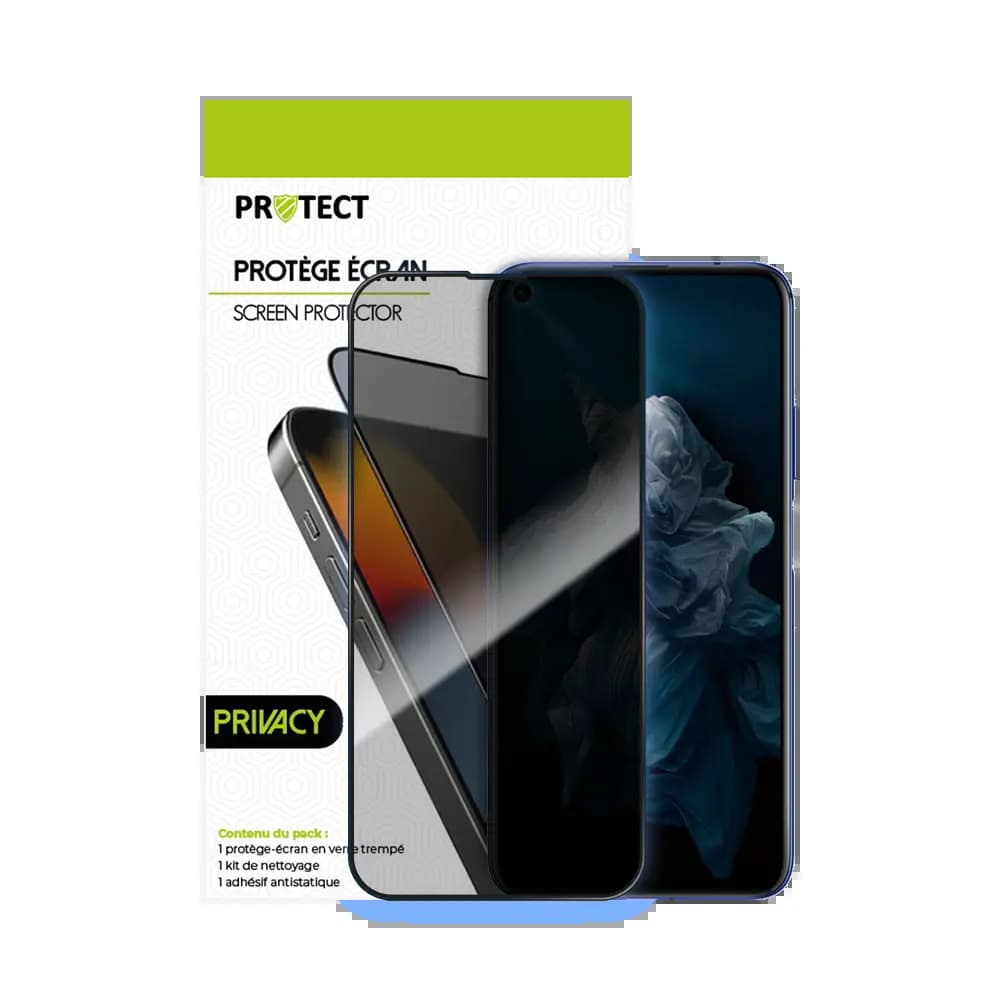 Verre trempé anti-espions 9H – Honor 20 – PROTECT Transparent - Vue 2