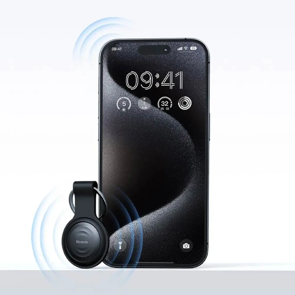 Traceur GPS Mcdodo avec Apple Find My Noir - Vue 4