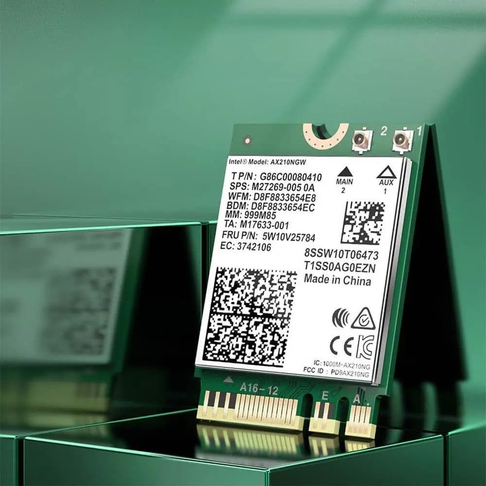 Carte WiFi 6 PCI-E + Bluetooth 5374 Mbps - Comfast CF-AX210-M - Vue 4