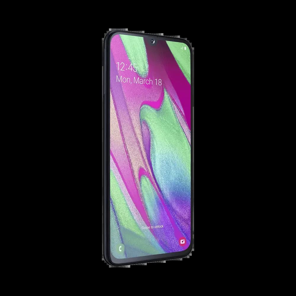 Smartphone occasion Samsung Galaxy A40 64Go - Noir - Vue 3