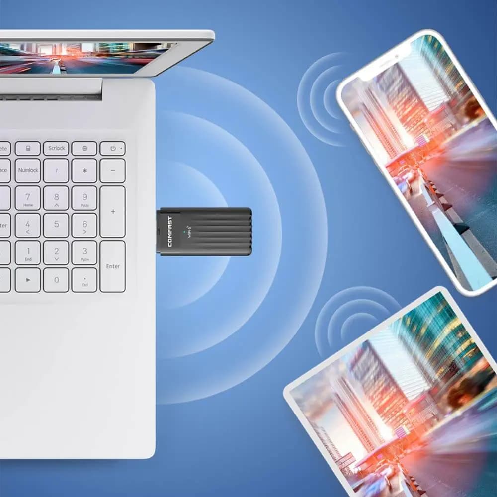 Clé Wifi 6 3000 Mbps - Comfast CF-970AX - Vue 4