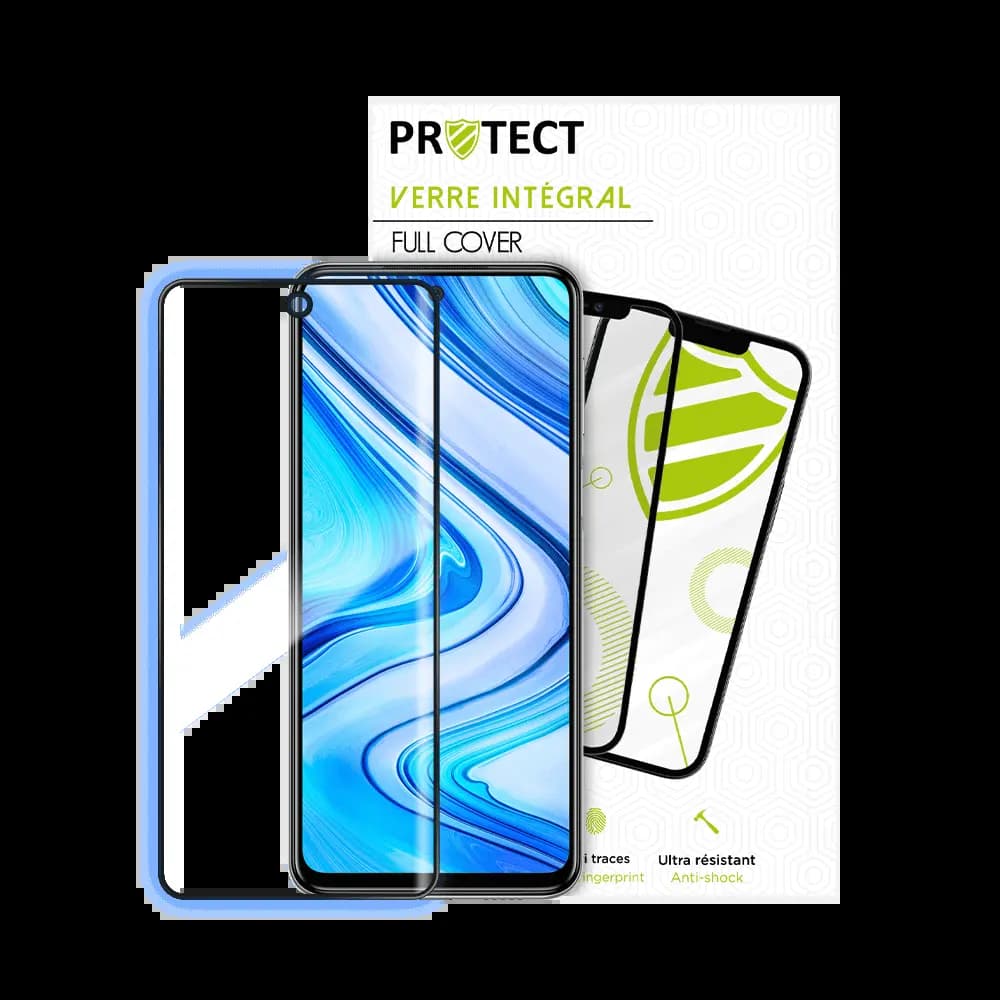 Verre trempé intégral 5D 9H – protection écran compatible Xiaomi Redmi Note 9S / 9 Pro 4G – PROTECT Noir - Vue 2