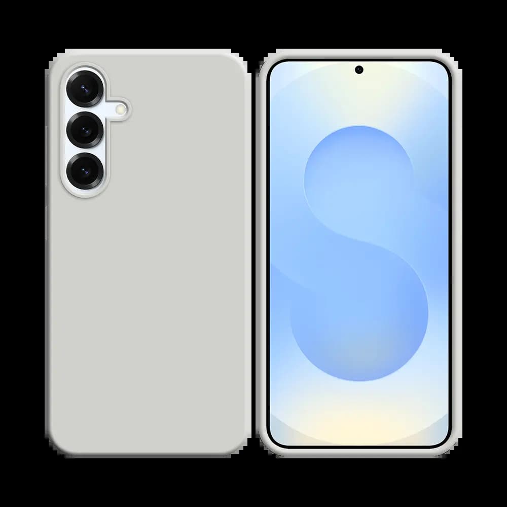 Coque silicone Samsung Galaxy S25+ - Blanc