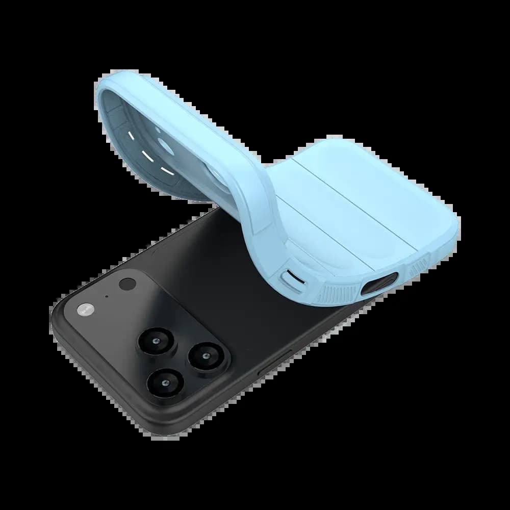 Coque de protection iPhone 17 Pro Max antichoc renforcée – PROTECT IX008 Bleu Clair - Vue 5