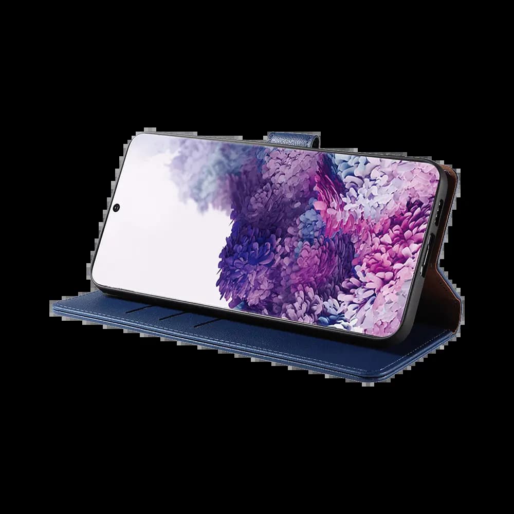 Housse folio anti-RFID Samsung Galaxy S20 FE – PROTECT IP011 Bleu Marine - Vue 5