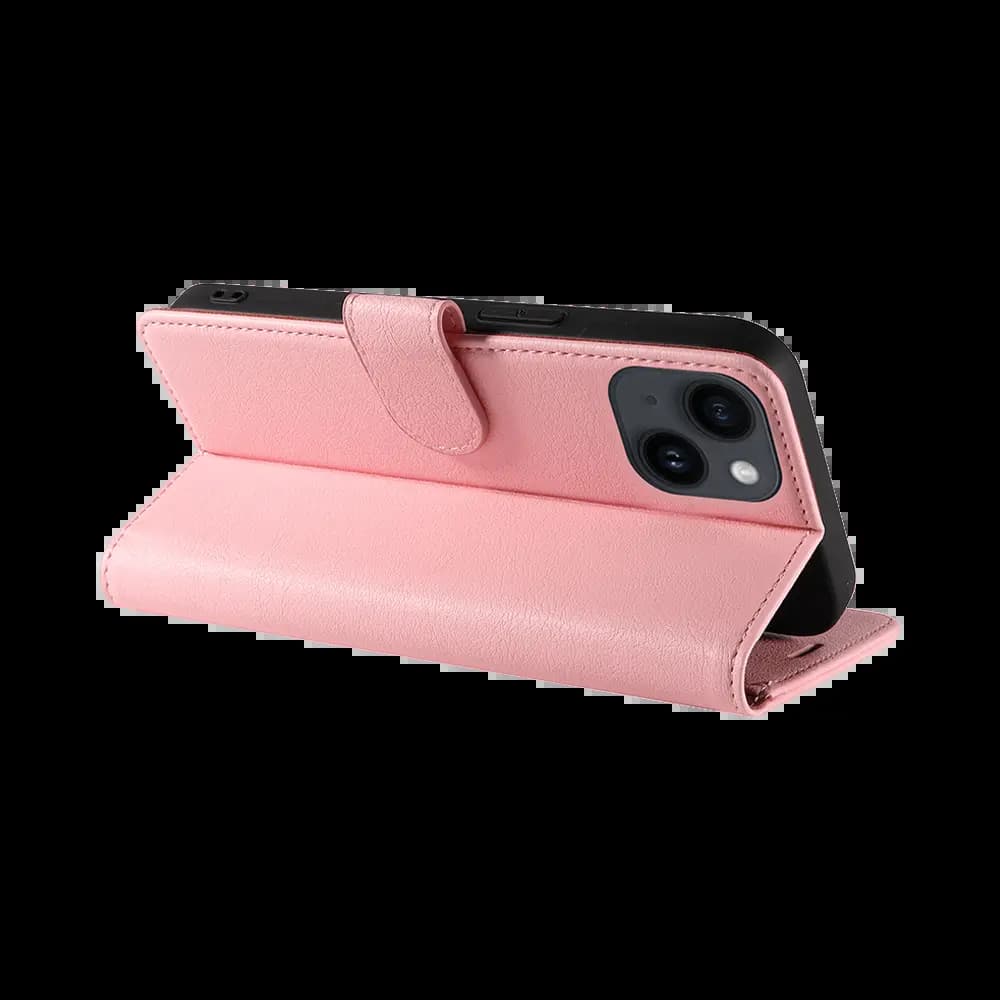 Housse folio anti-RFID iPhone 14 Plus – PROTECT IP011 Rose - Vue 2