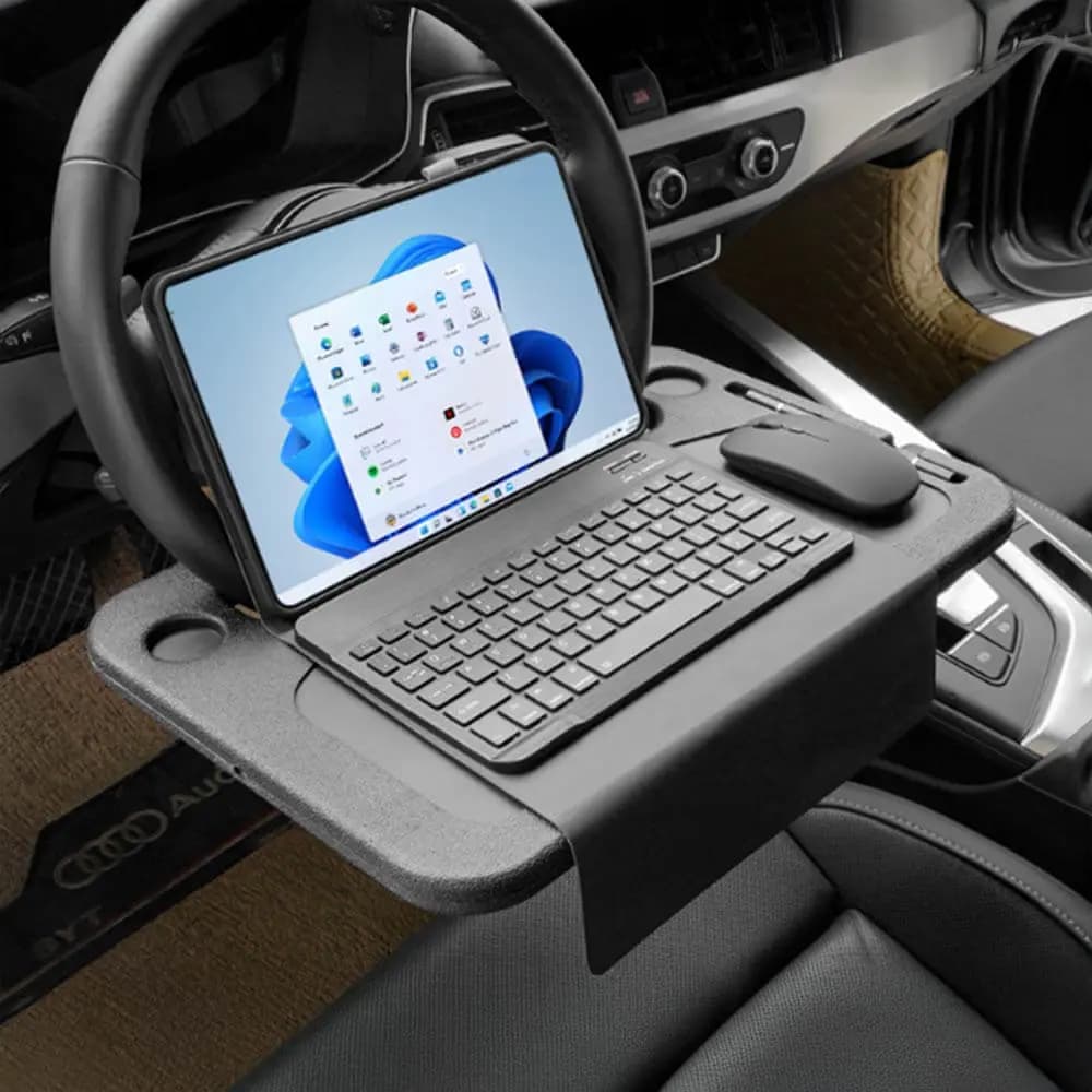 Table de Volant de Voiture Multifonction Noir - Vue 13