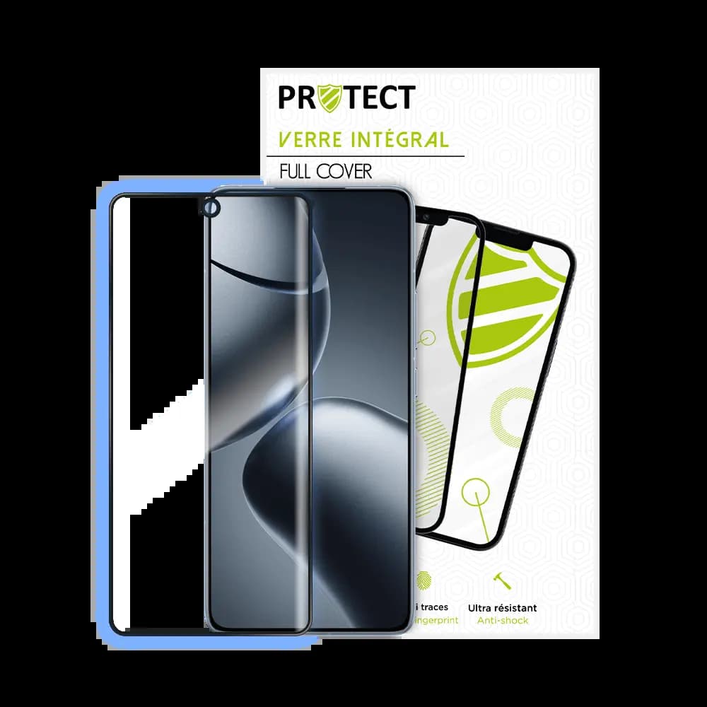 Verre trempé intégral 5D 9H – protection écran compatible Xiaomi 14T Pro – PROTECT Noir - Vue 24