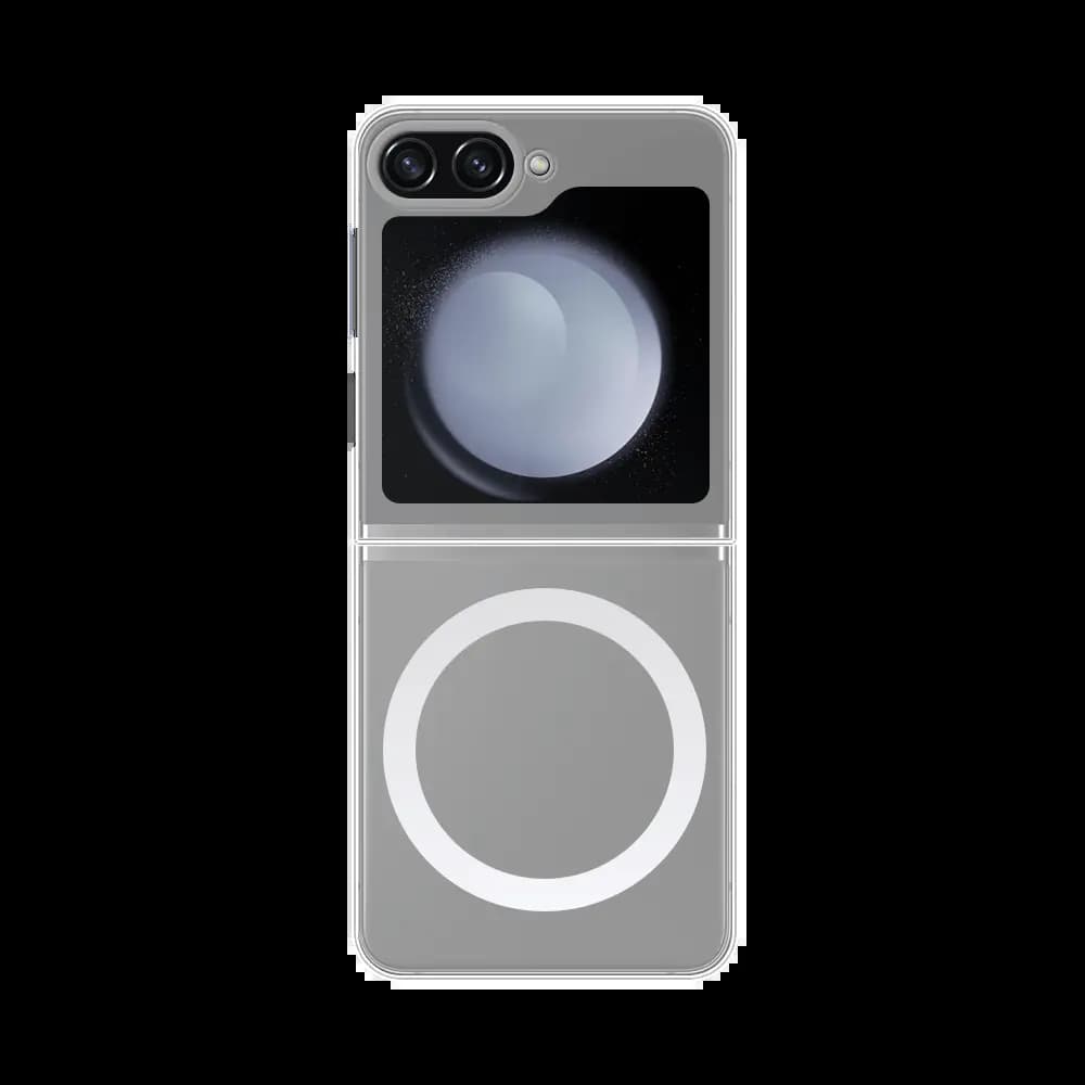 Coque transparente silicone MagSafe – Samsung Galaxy Z Flip 5 5G  - Vue 2