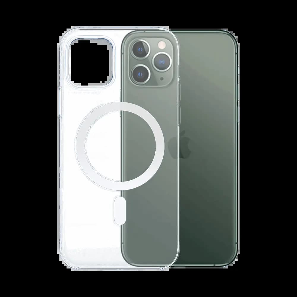 Coque transparente silicone MagSafe – iPhone 11 Pro 