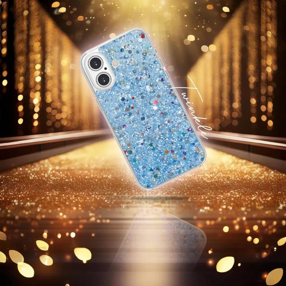 Coque de Protection Twinkle JMGOKIT pour Apple iPhone 16 Plus Bleu - Vue 2