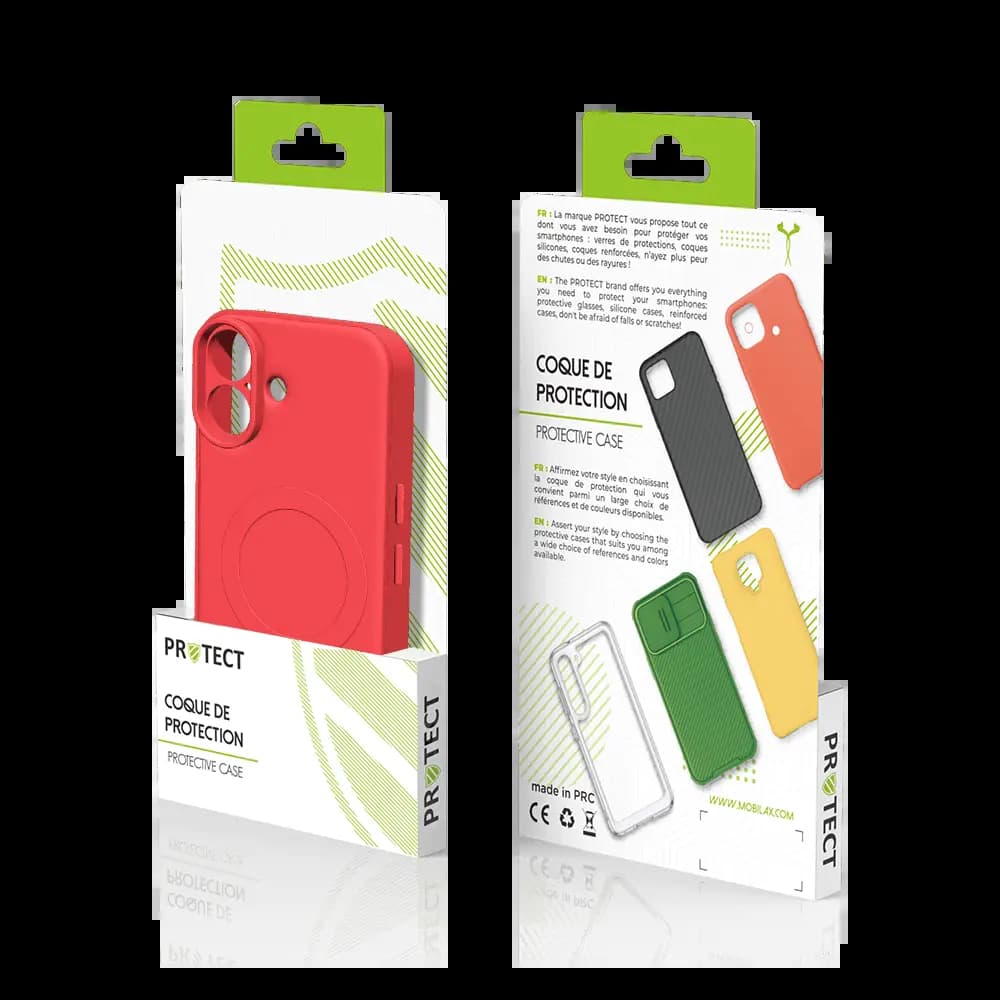 Coque de Protection PROTECT pour Apple iPhone 16 Plus MagSafe Rouge - Vue 3