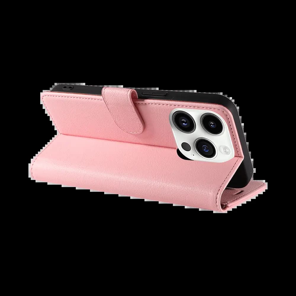 Housse folio anti-RFID iPhone 14 Pro – PROTECT IP011 Rose - Vue 2