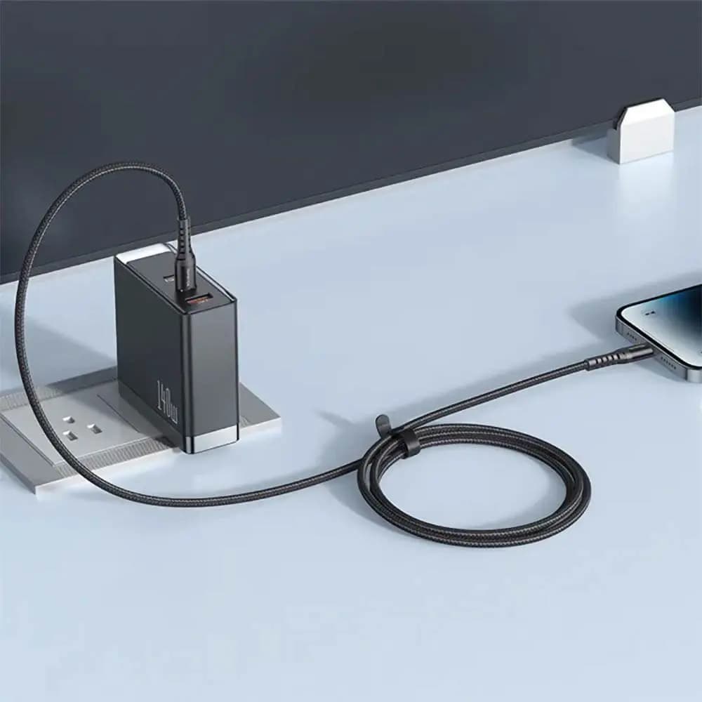 Câble Data USB-C vers Lightning Mcdodo 36W (1m) Noir - Vue 7