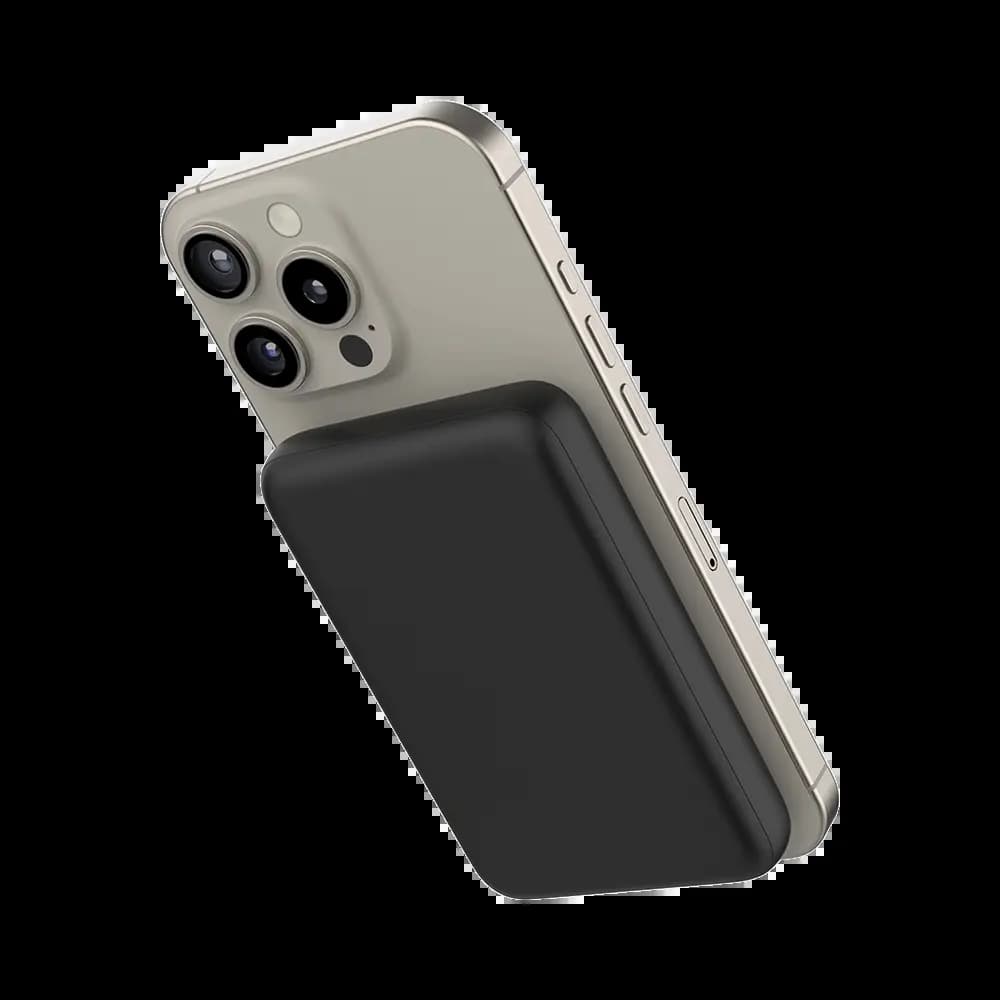 Batterie externe magnétique MagSafe 10000mAh 15W – recharge sans fil – CONNECT Noir - Vue 80