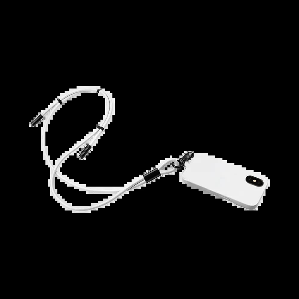 Tour de Cou Smartphone avec Câble USB-C vers Lightning Blanc - Vue 9