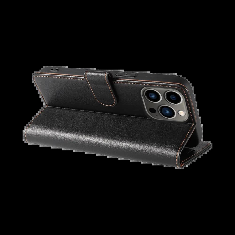 Housse folio anti-RFID iPhone 12 Pro Max – PROTECT IP011 Noir - Vue 2