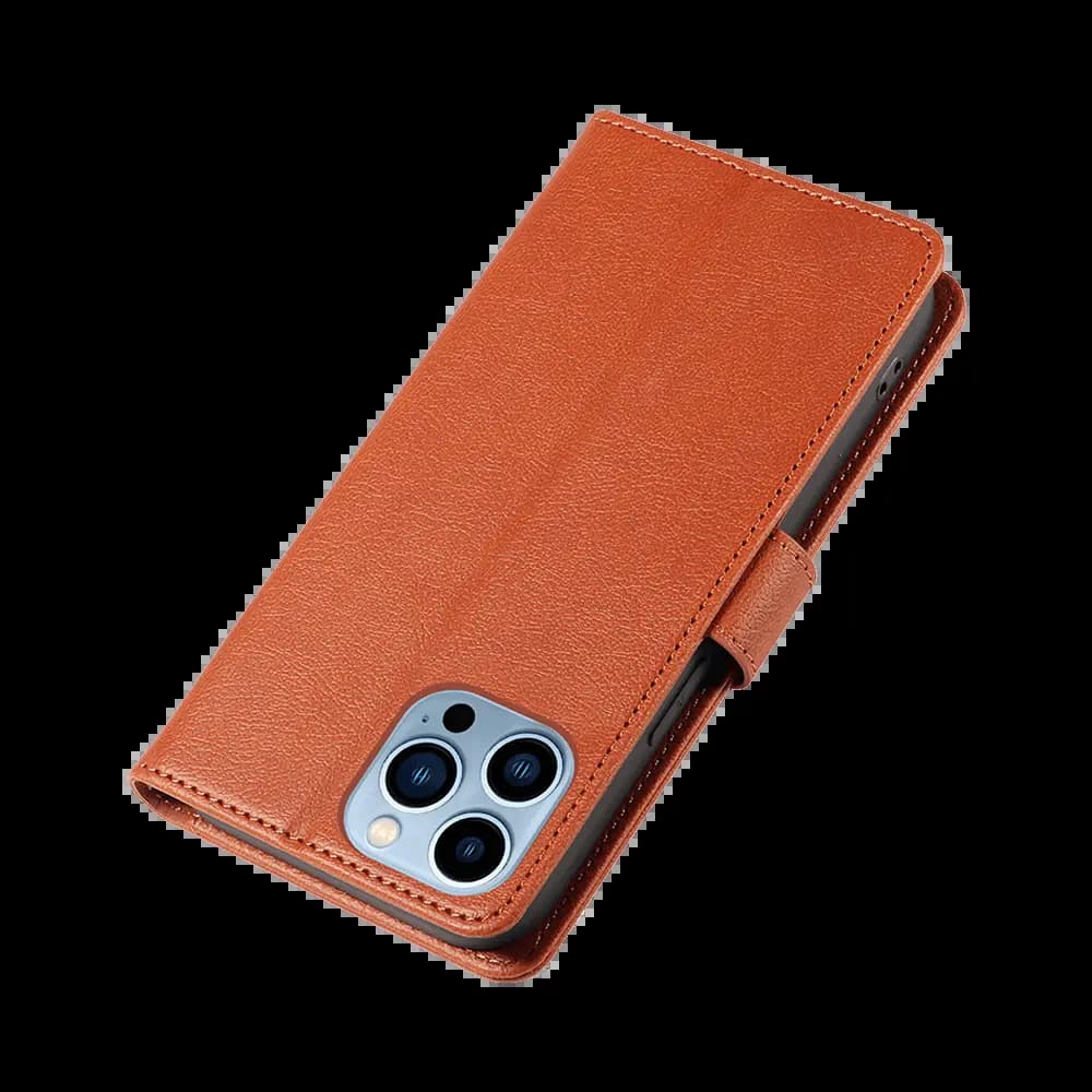 Housse folio anti-RFID iPhone 11 Pro Max – PROTECT IP011 Marron - Vue 6