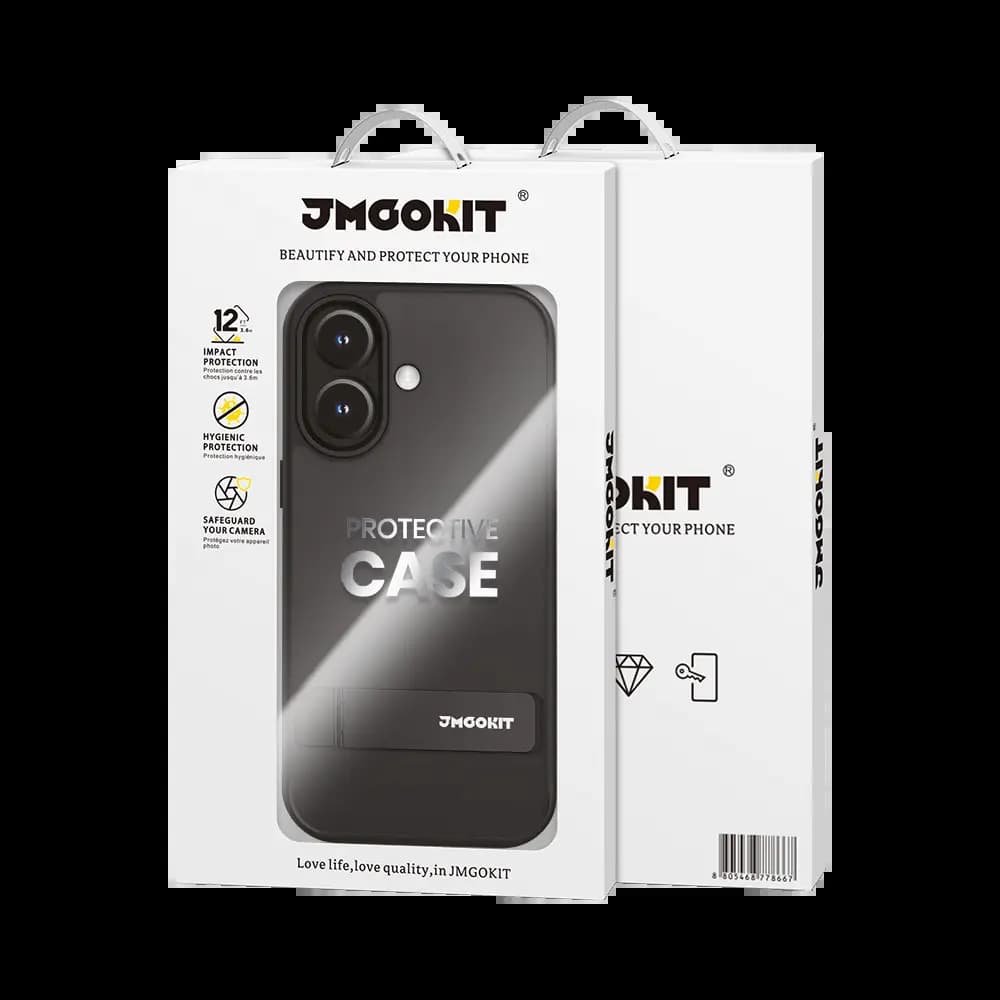 Coque de Protection Metal Bracket JMGOKIT pour Apple iPhone 17 Noir - Vue 3