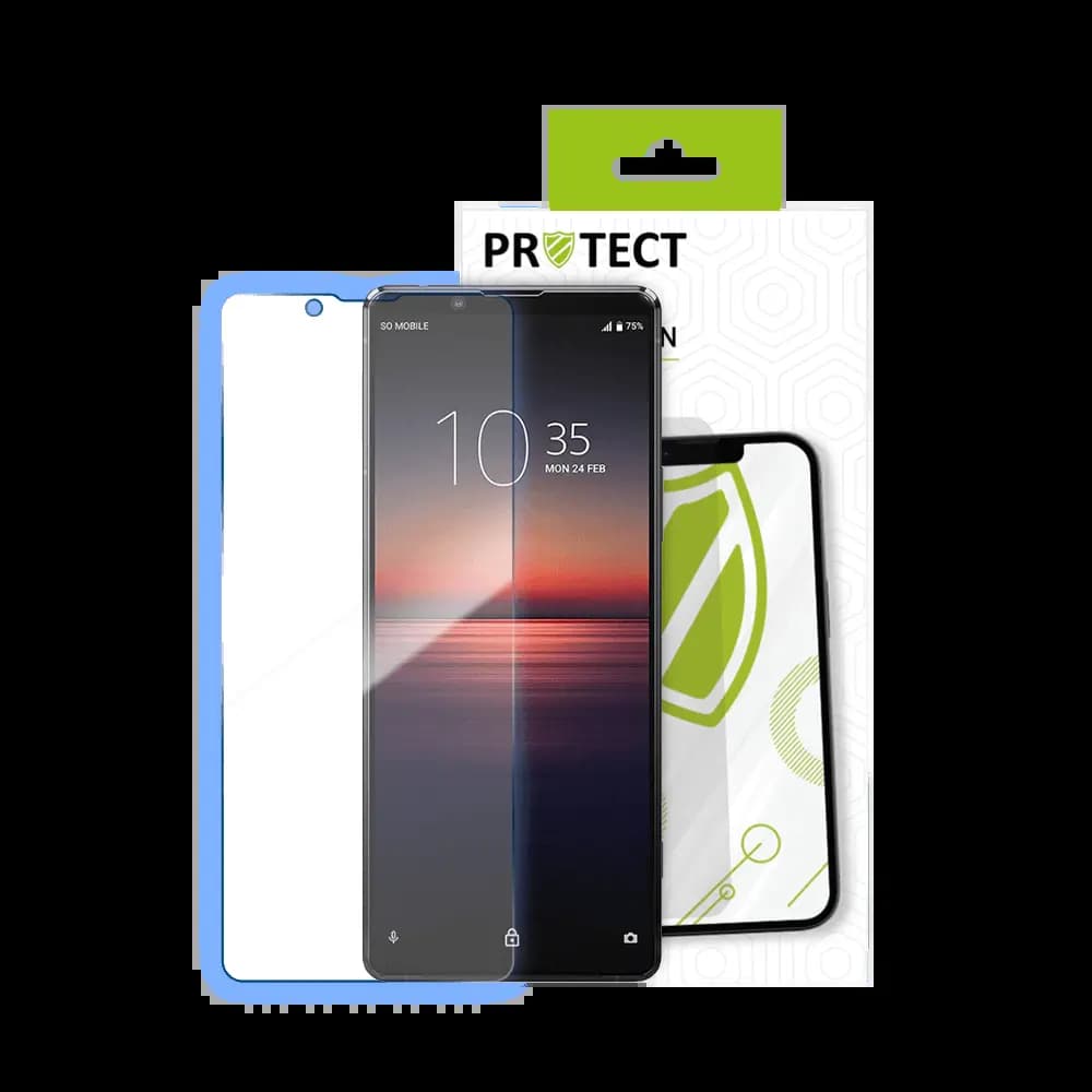 Verre trempé 9H – protection écran Sony Xperia 1 II – PROTECT Transparent - Vue 2