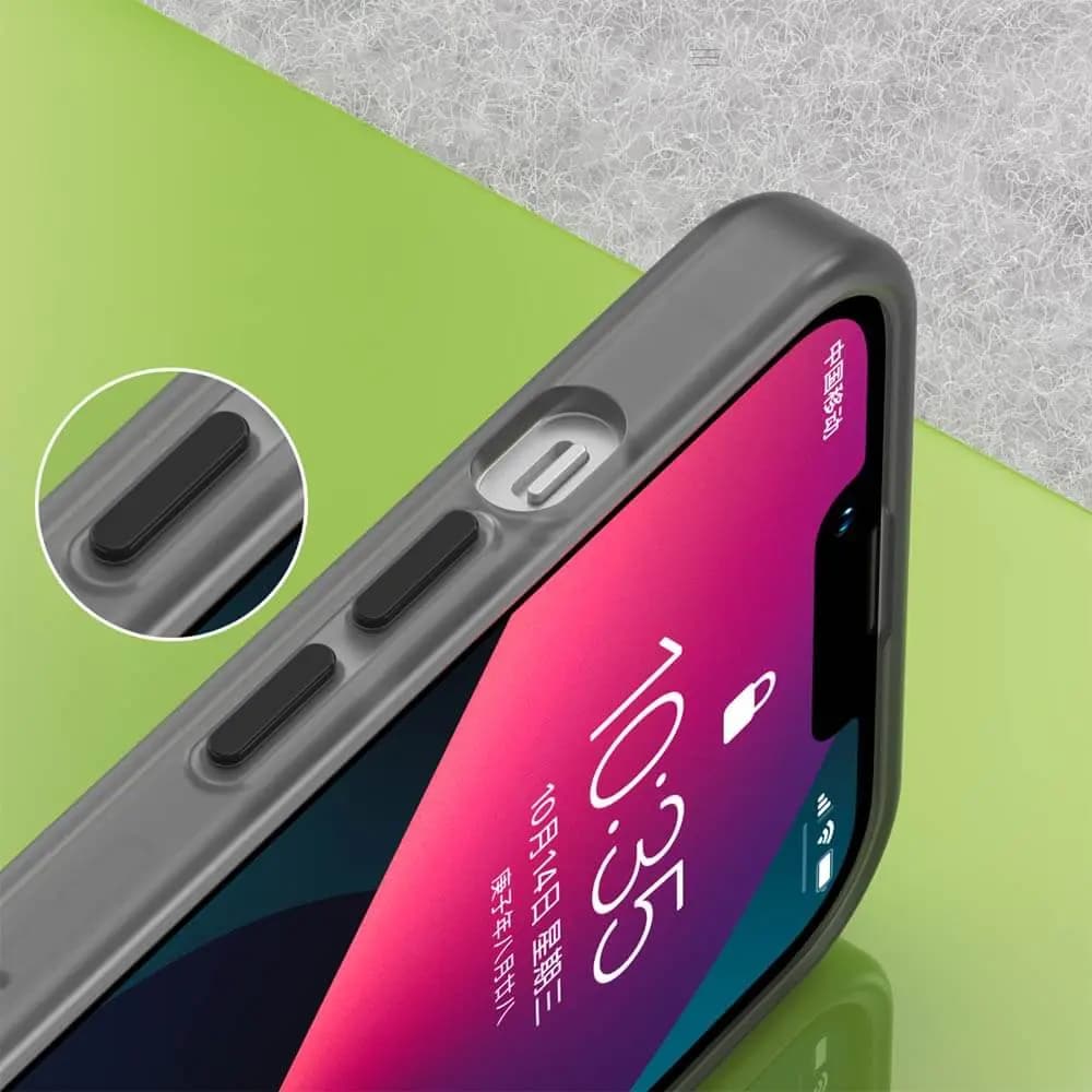 Coque MagSafe bi-matière – iPhone 13 – PROTECT MF-006 Noir - Vue 3