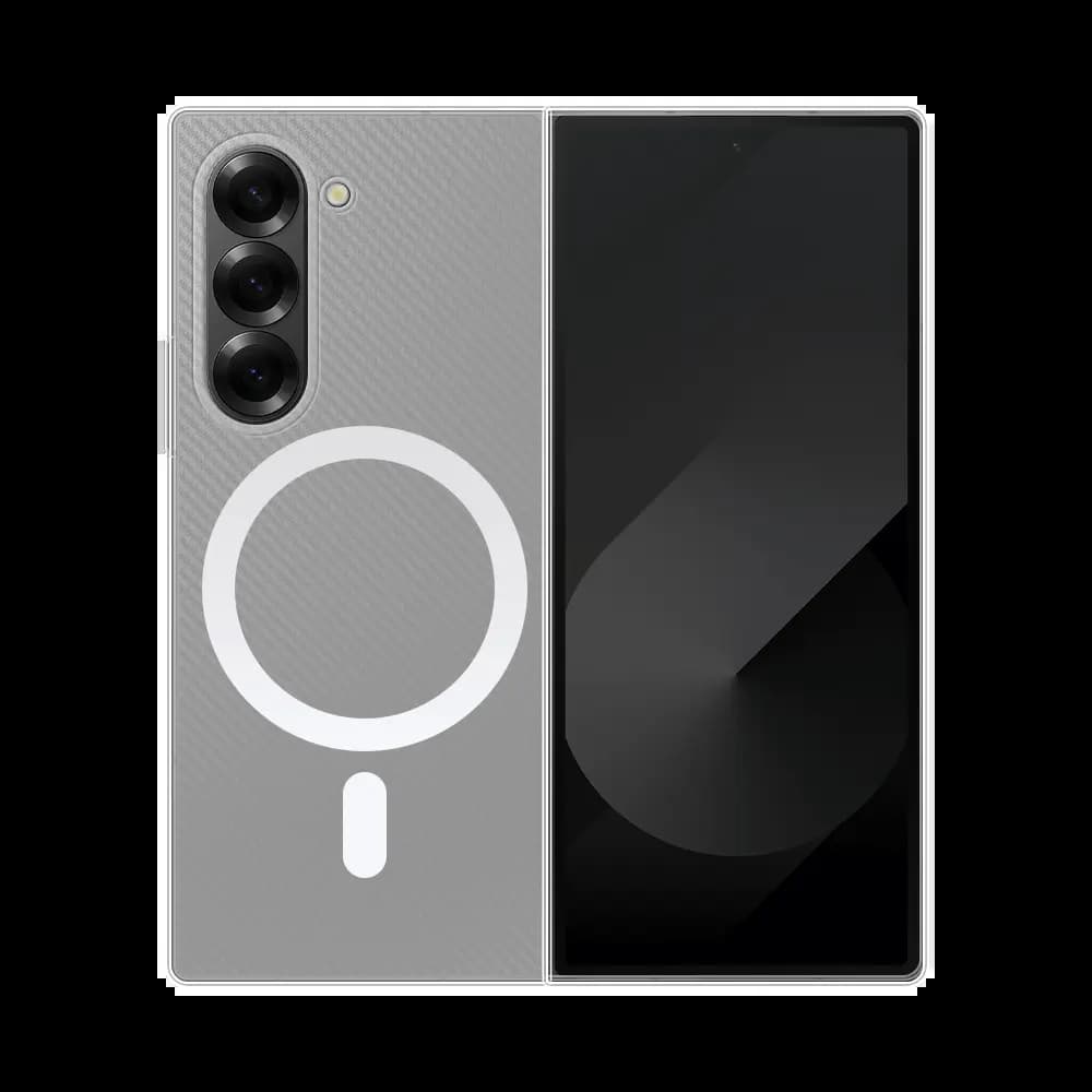 Coque transparente silicone MagSafe – Samsung Galaxy Z Fold 6 5G  - Vue 2