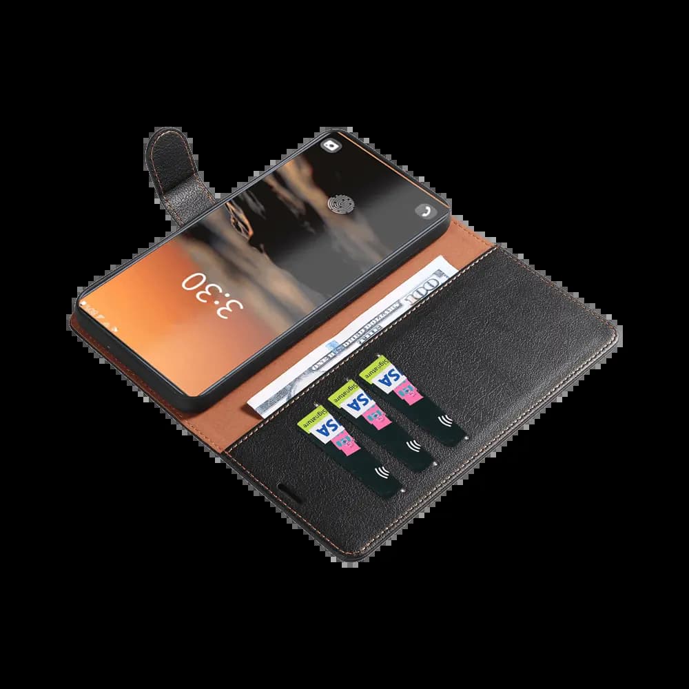 Housse folio anti-RFID Samsung Galaxy S23 Ultra 5G – PROTECT IP011 Noir - Vue 3