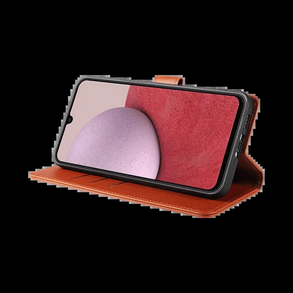 Housse folio anti-RFID Samsung Galaxy A15 5G – PROTECT IP011 Marron  - Vue 5