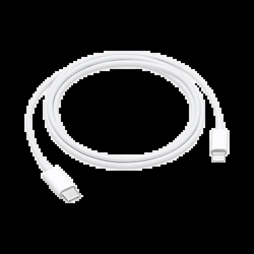 Câble Data USB-C vers Lightning Apple 96W 4.7A (1m) Blanc - Vue 2