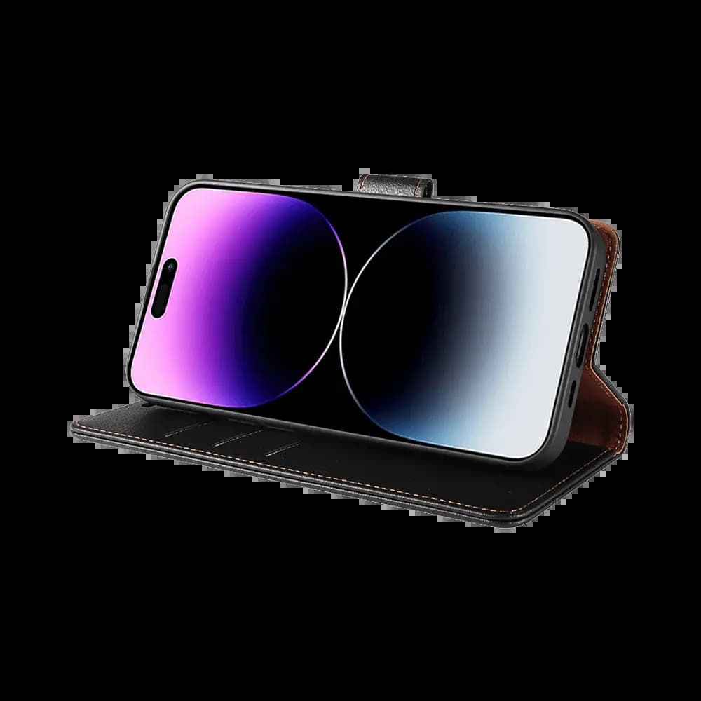 Housse folio anti-RFID iPhone 15 Pro Max – PROTECT IP011 Noir - Vue 5