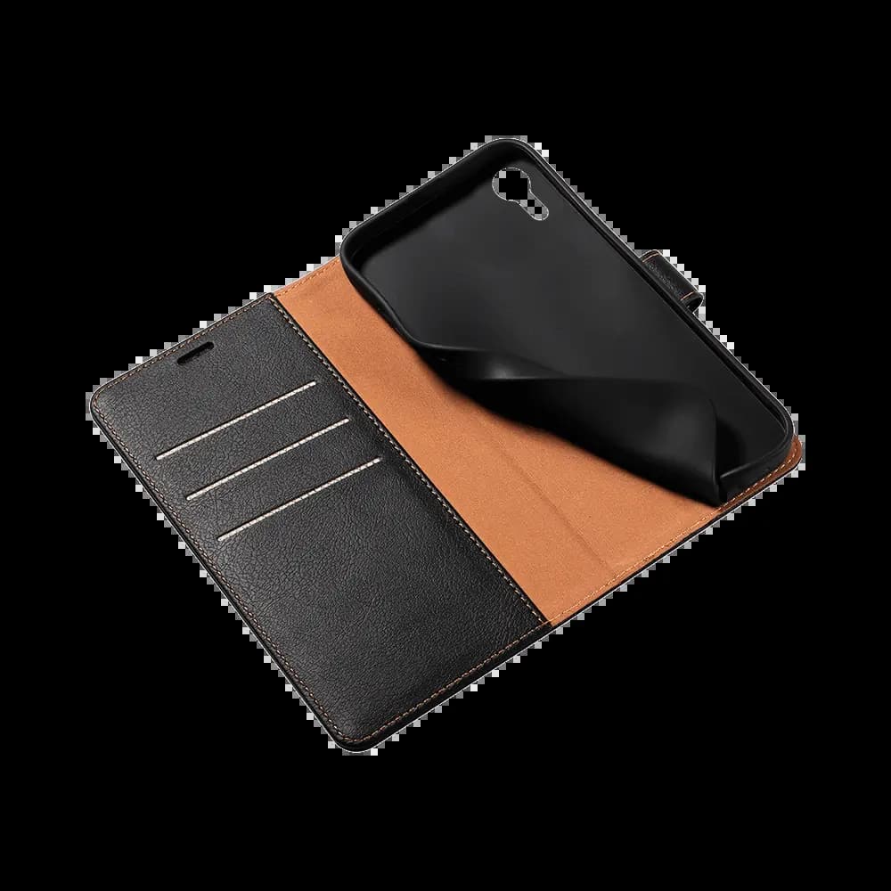 Housse folio anti-RFID iPhone XR – PROTECT IP011 Noir - Vue 5