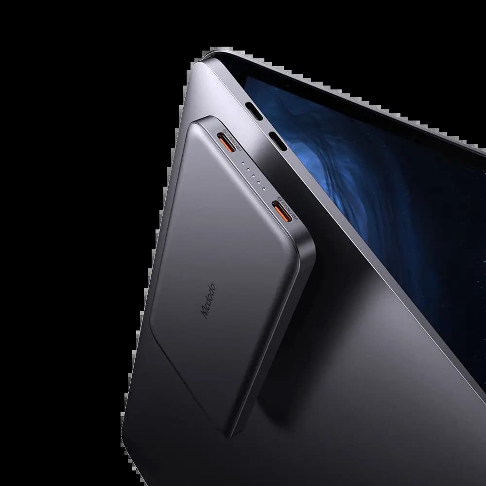 Batterie externe 10000mAh 20W double USB-C ultra slim – Mcdodo MC-3781 Noir - Vue 23