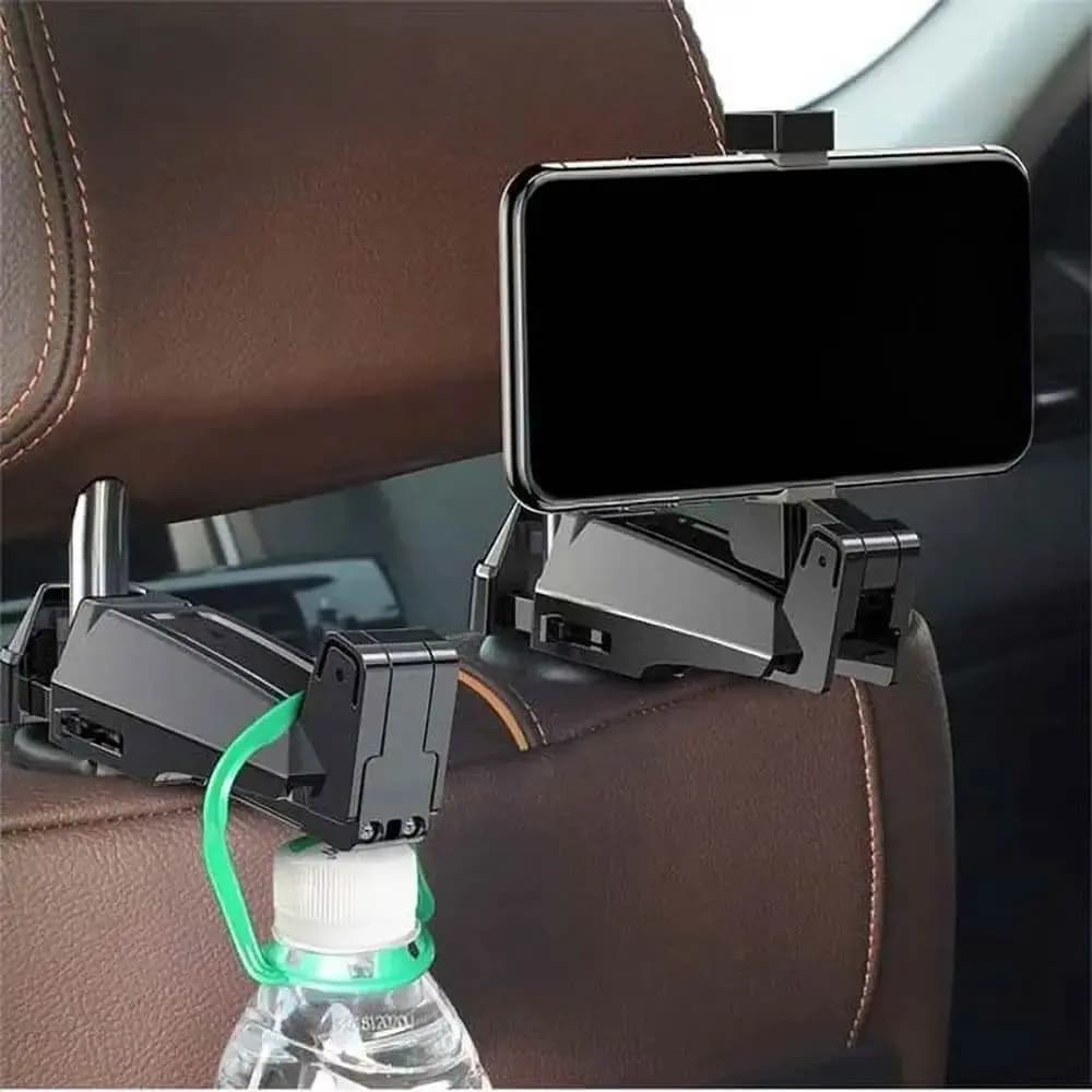 Support Smartphone et Tablette pour Appui-Tête Baseus  Noir - Vue 4