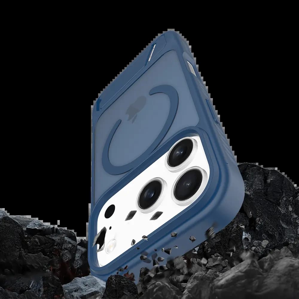 Coque de protection MagSafe avec support – Apple iPhone Air – PROTECT IF014 Bleu - Vue 9